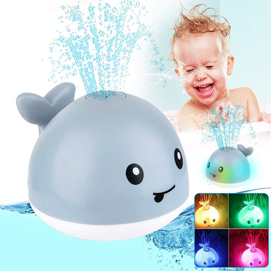 "Magical Whale Bath Adventure - Interactive Electric Water Spray Toy with Lights and Music for Fun-Filled Toddler Bath Time - Ships from US!"
